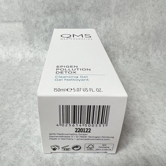 Qms Medicosmetics Epigen Pollution Detox Cleansing Gel 150 ML 5.07 Fl Oz - Picture 3 of 5